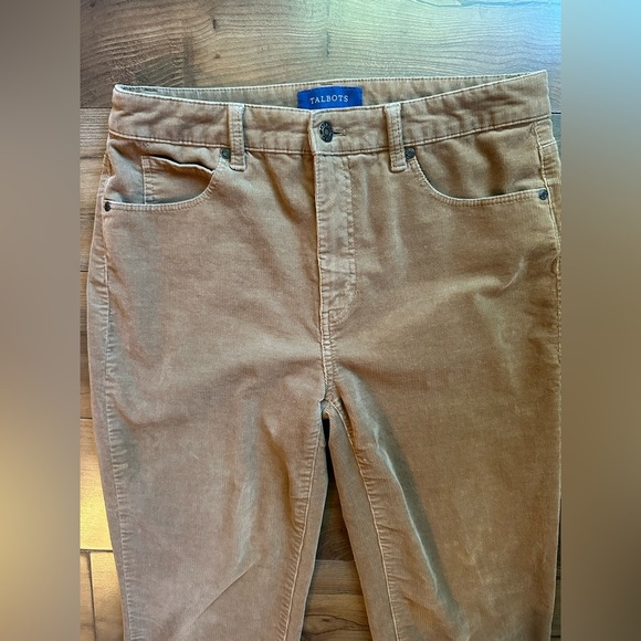 Talbots High-Waist Straight-Leg Corduroy Pants | Size 6 | (Read Description) - Picture 3 of 7